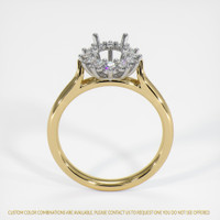 18K White & Yellow Antique Style Ring Setting Image