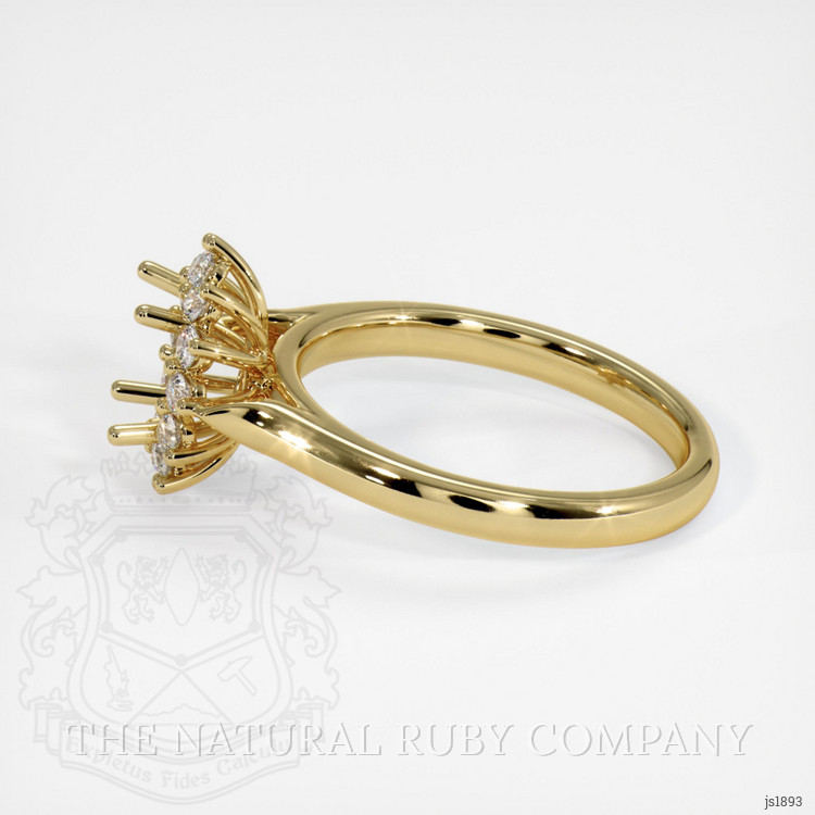 14K Yellow Gold Antique Style Ring Setting