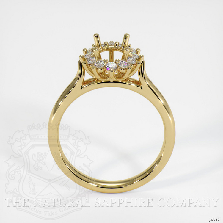 18K Yellow Gold Antique Style Ring Setting