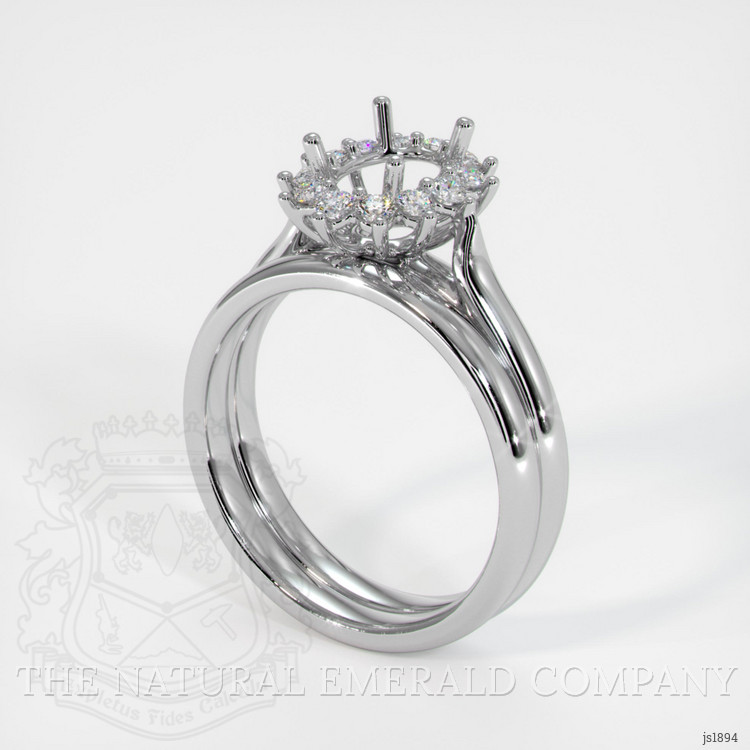 Platinum 950 Antique Style Ring Setting