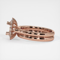 14K Rose Gold Antique Style Ring Setting Image