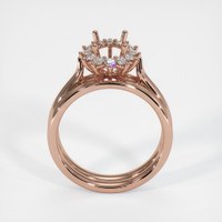14K Rose Gold Antique Style Ring Setting Image