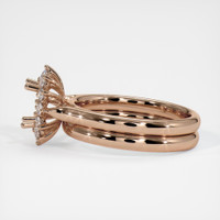 18K Rose Gold Antique Style Ring Setting Image