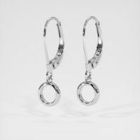 Silver Bezel Earring Setting Image
