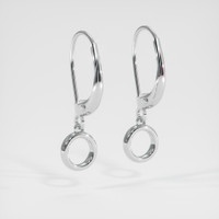 Silver Bezel Earring Setting Image