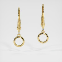 14K Yellow Gold Bezel Earring Setting Video