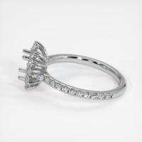 14K White Gold Pave Ring Setting Image