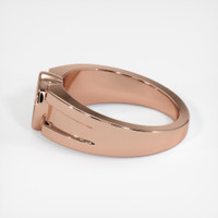 14K Rose Gold Men's Ring Setting Image