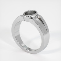14K White Gold Men's Ring Setting Video