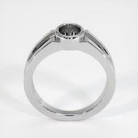 14K White Gold Men's Ring Setting Image