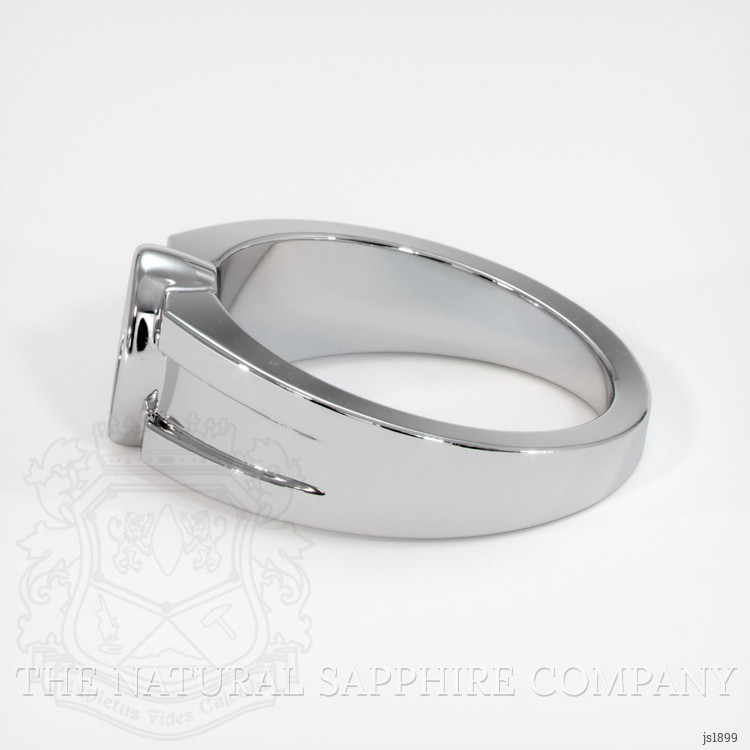 18K White Gold Men's Ring Setting