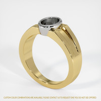 18K White & Yellow Men's Ring Setting Video
