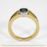 18K White & Yellow Men's Ring Setting Image