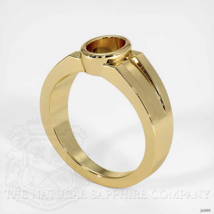 14K Yellow Gold Men's Ring Setting