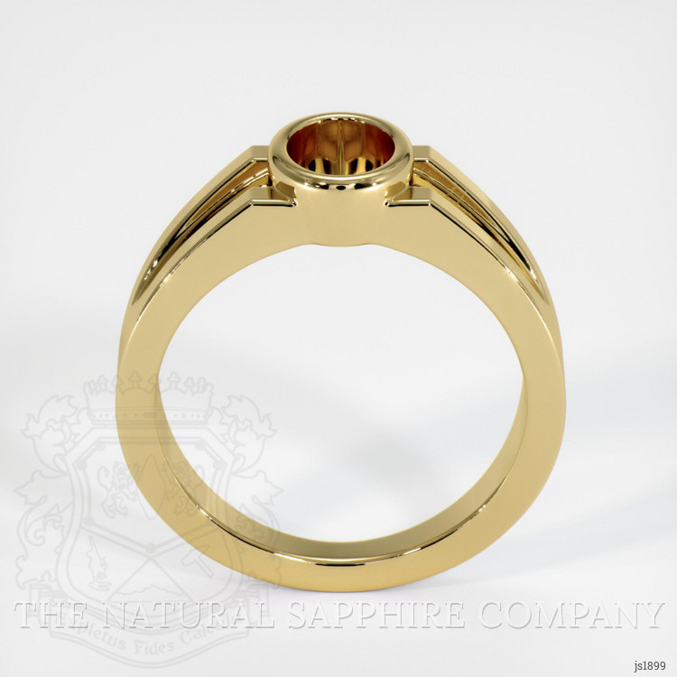 18K Yellow Gold Men's Ring Setting