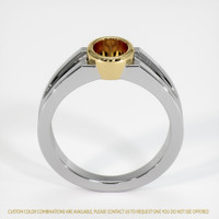 18K Yellow & White Men's Ring Setting Image