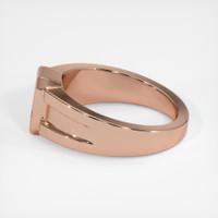 14K Rose Gold Men's Ring Setting Image