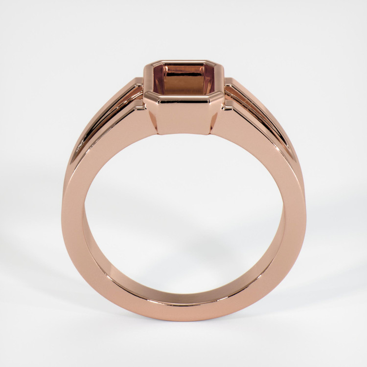 14K Rose Gold Men's Ring Setting