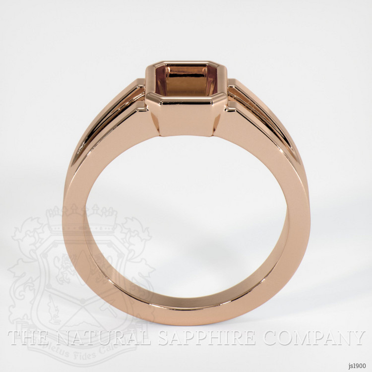 18K Rose Gold Men's Ring Setting