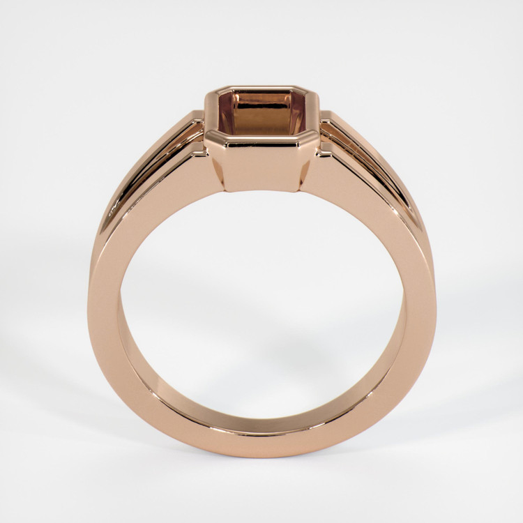 18K Rose Gold Men's Ring Setting