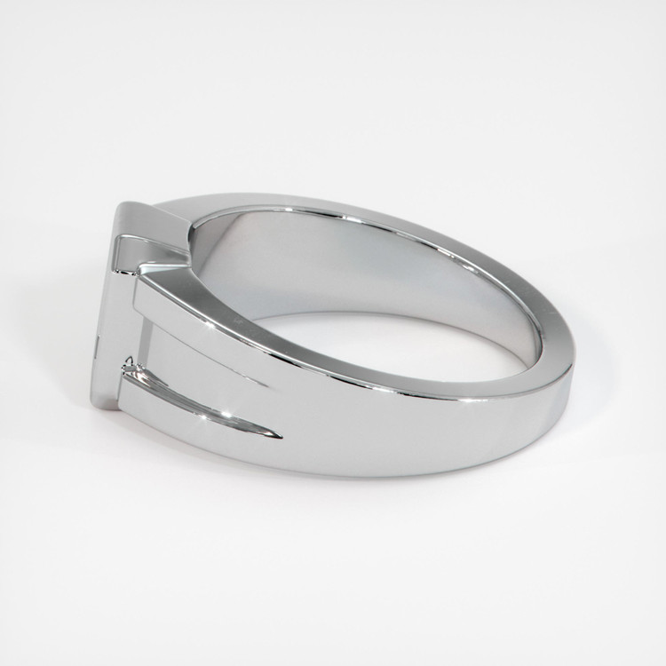 14K White Gold Men's Ring Setting