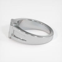 18K White Gold Men's Ring Setting Image