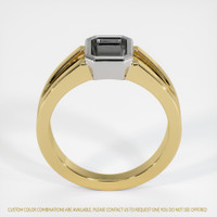 18K White & Yellow Men's Ring Setting Image