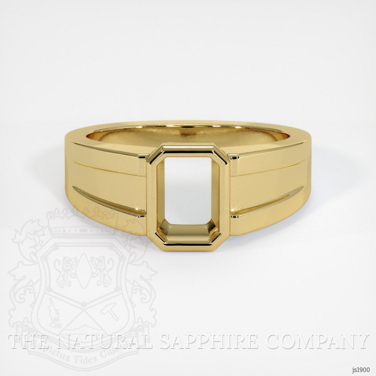 14K Yellow Gold Men's Ring Setting