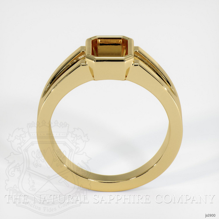 14K Yellow Gold Men's Ring Setting