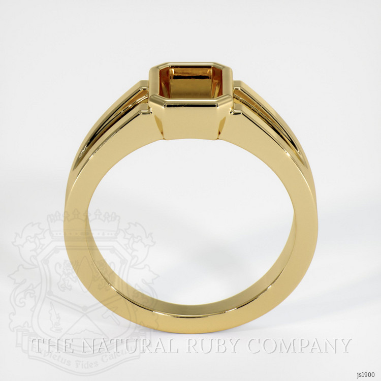 18K Yellow Gold Men's Ring Setting