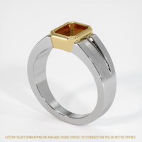 18K Yellow & White Men's Ring Setting Video