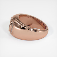 14K Rose Gold Men's Ring Setting Image