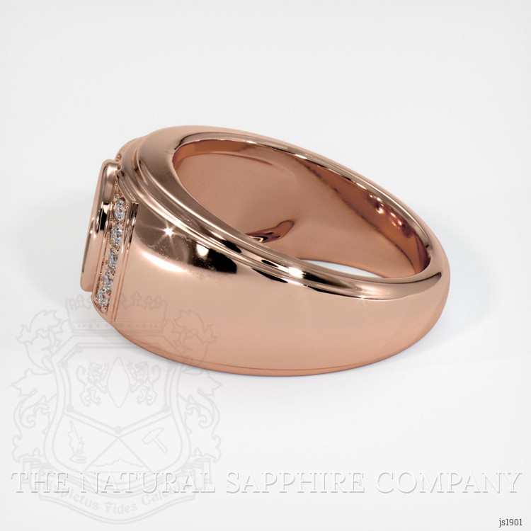 14K Rose Gold Men's Ring Setting