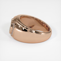 18K Rose Gold Men's Ring Setting Image