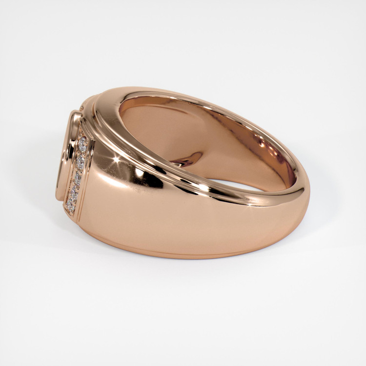 18K Rose Gold Men's Ring Setting