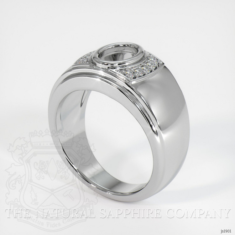 Silver Men's Ring Setting