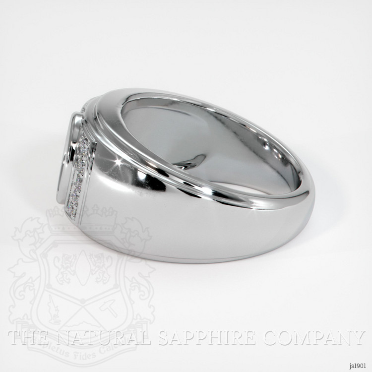 18K White Gold Men's Ring Setting