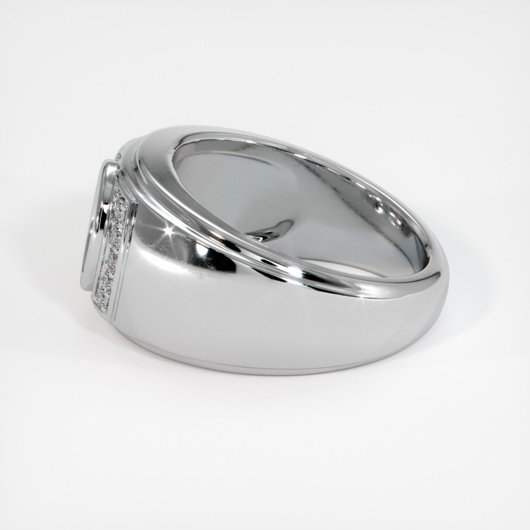 18K White Gold Men's Ring Setting