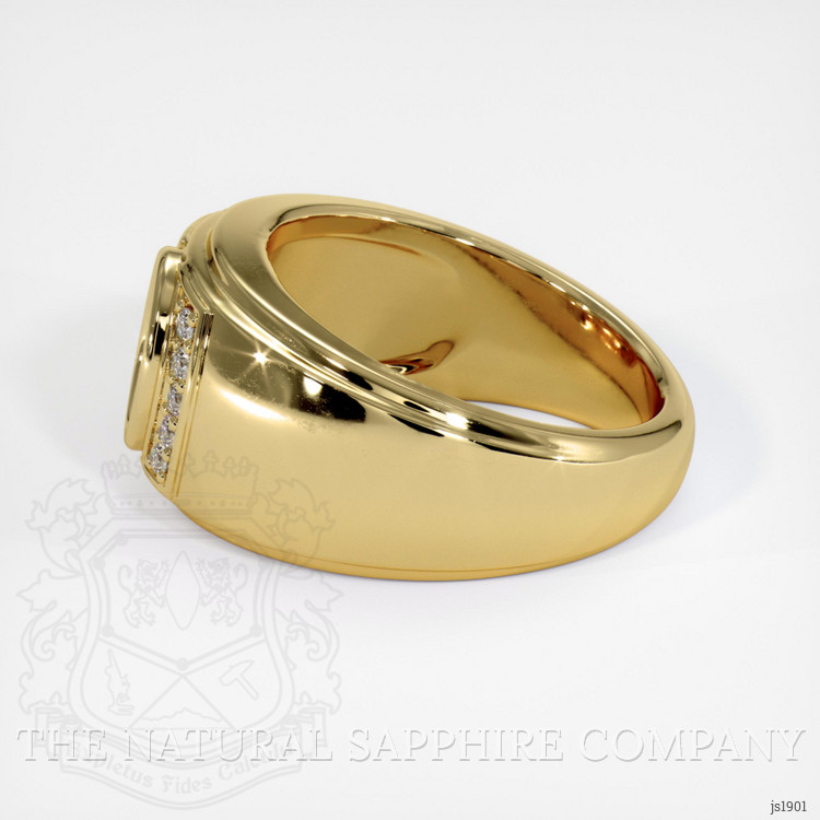 14K Yellow Gold Men's Ring Setting