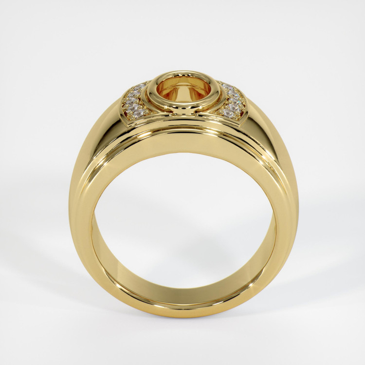 14K Yellow Gold Men's Ring Setting