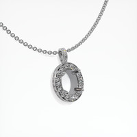 Silver Pave Pendant Setting Image