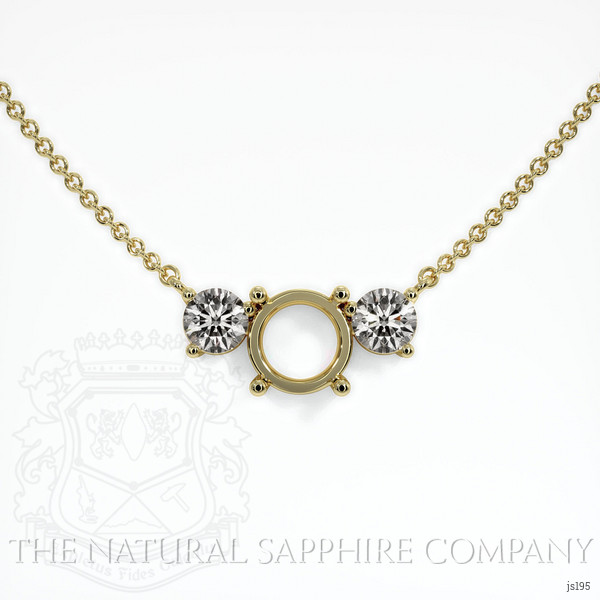  Emerald Necklace 0.77 Ct. 18K Yellow Gold