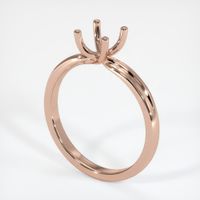 14K Rose Gold Solitaire Ring Setting Video