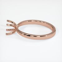 14K Rose Gold Solitaire Ring Setting Image