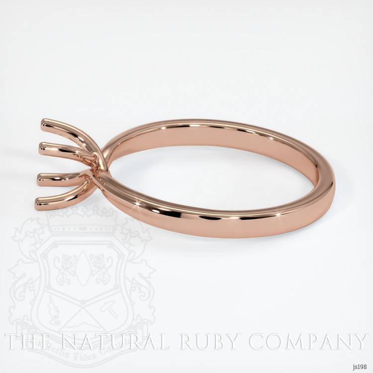 14K Rose Gold Solitaire Ring Setting