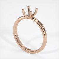 18K Rose Gold Solitaire Ring Setting Video