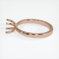 18K Rose Gold Solitaire Ring Setting Image