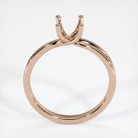 18K Rose Gold Solitaire Ring Setting Image
