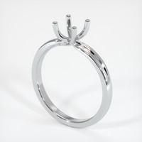 10K White Gold Solitaire Ring Setting Video