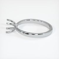 14K White Gold Solitaire Ring Setting Image